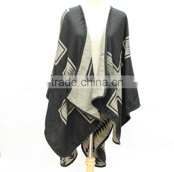 Oversized Cross Dual-use Warm Shawl