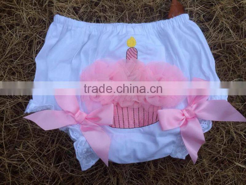 2014 new baby infant girls bloomer baby cupcake bloomer birthday bloomer