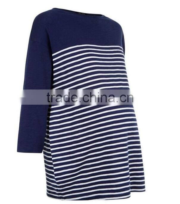 Maternity wear striped t shirt pregnancy clothes