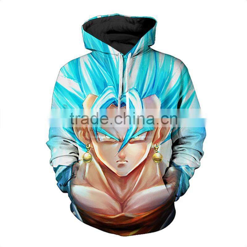 2017 Fashion-Plus Men's Hoodies Long Sleeve Printed 3D Contemplative Man Galaxy Sweatshirt M-6XL plus size