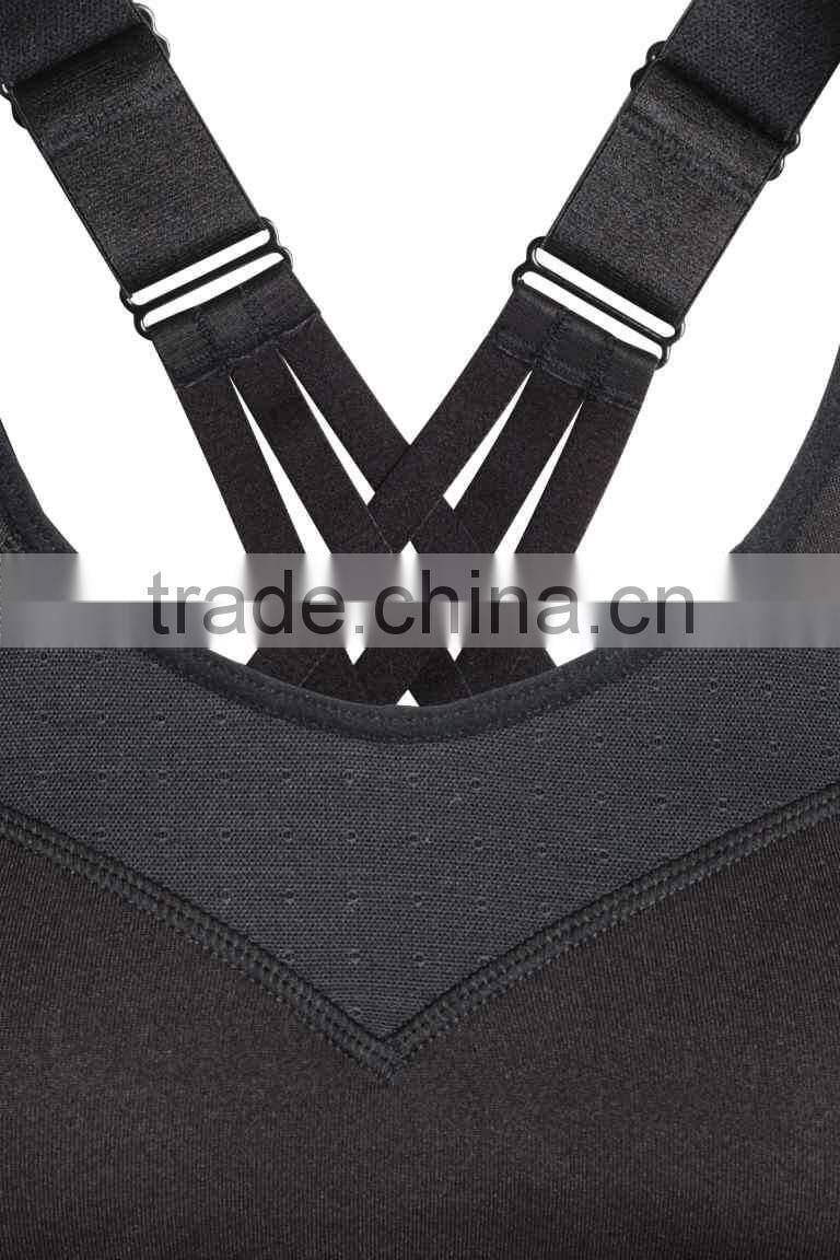 Factory Wholesale Yoga Tanks Fitness Top Training Blank Ladies Sports Bra