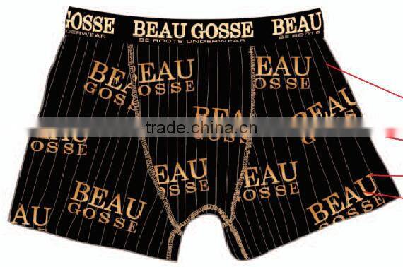 men's underwear with Sublimation printing