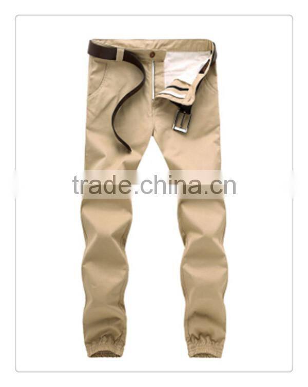 High quality latest style pants custom men khaki jogger pants