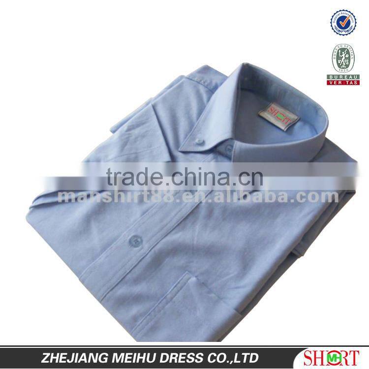 2016 mens double-needle sewing button down oxford shirt