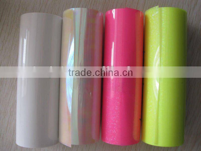 sequin roll PU leather sequins film pet sequin film