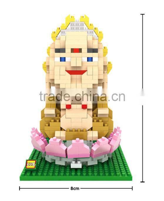 100% Safety Plastic Diy Assembly Building Blocks for Kids