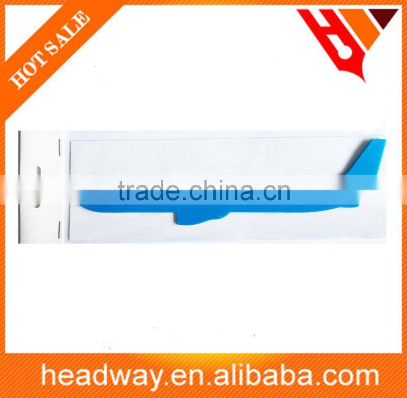 top selling school and office stationery different shaped cartoon plastic ruler 15cm