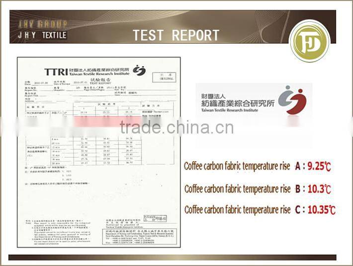 Natural viscose fiber with Coffee charcoal spandex fabric