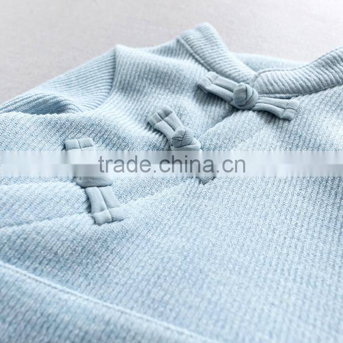 High quality unisex pre-shrunk no pocket casual crew neck children pullover set