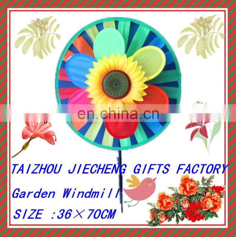 Outdoor polyester windmill for garden decoration windmill polyester windmill