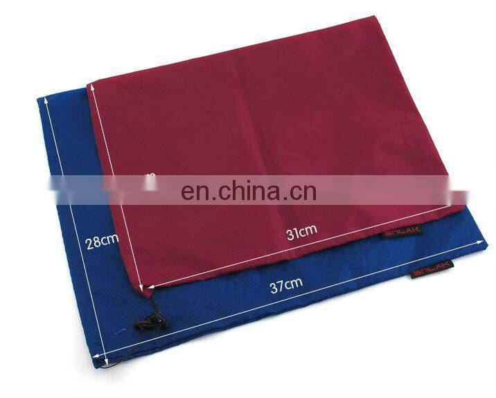 cheap shoe bags drawstring waterproof drawstring bag with woven label logo