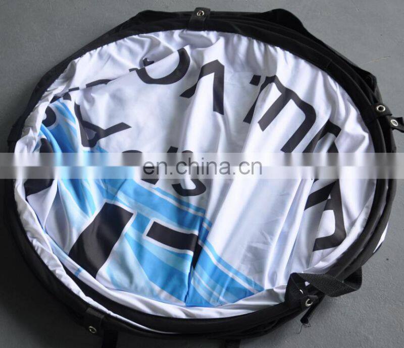 Custom advantising pop out A frame banner