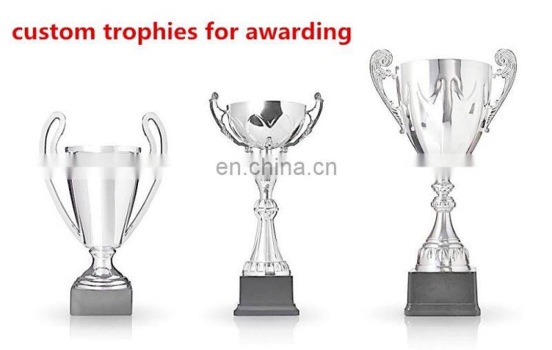 high quality metal awards trophy cup with your logo
