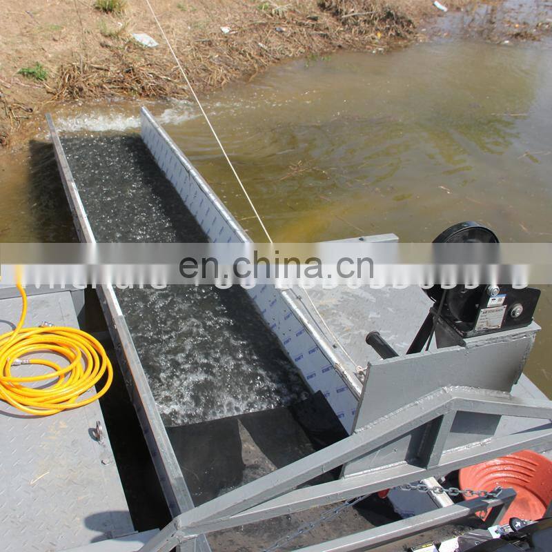 portable gold dredge 6 inch gold suction dredge boat for sale