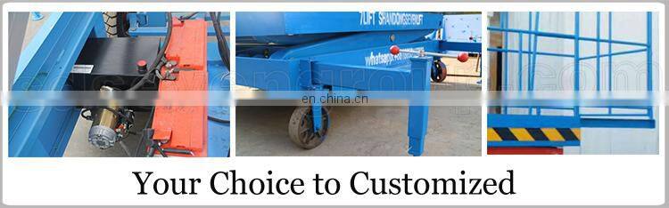 200kg small easy hydraulic electric diesel motor elevator lift