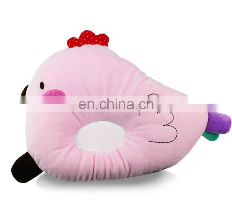 Velvet baby pillow wholesale baby head shaping pillow