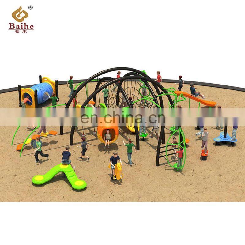 Children's Park Amusement Kids Plastic Slide BH08201 Amusement Park Slide For Sale