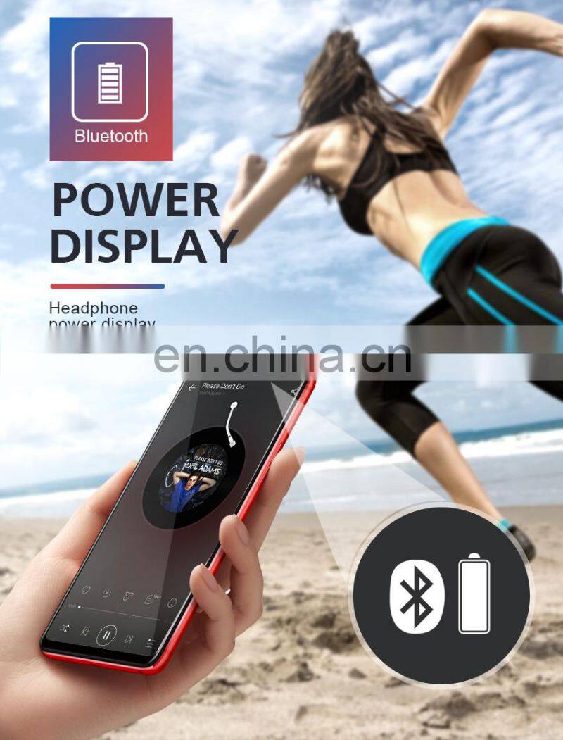 IPX7 Waterproof Magnetic Sports Wireless Earphone super Bass Stereo wireless neck Band Wireless Headphone