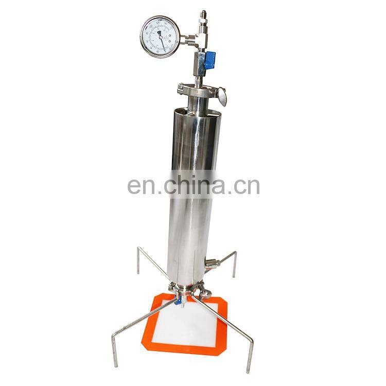 Free Shipping 90gram BHO Open Blast Pressurized Closed Column extractor de cbd