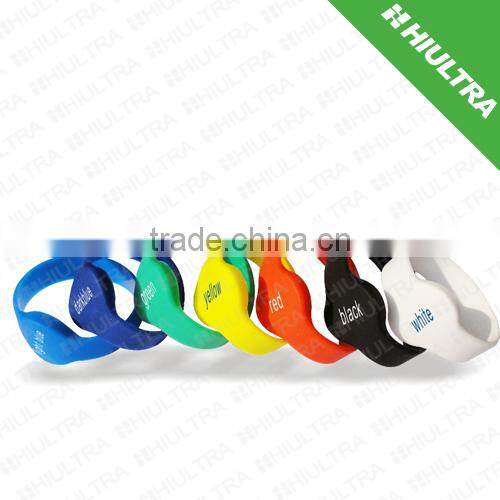 Silicone rfid contactless wristband for water park