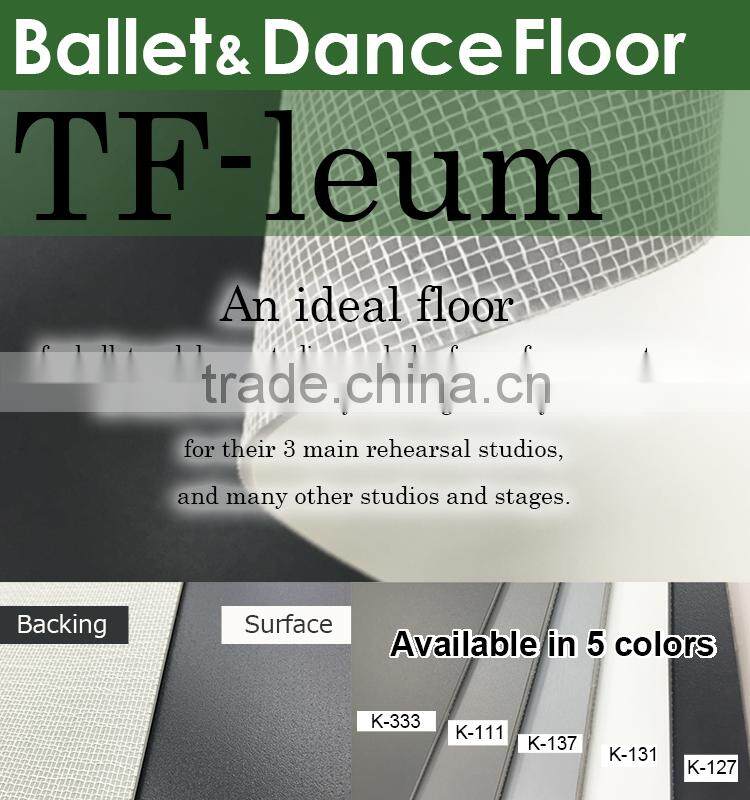Easy to Handle Modern Dance and Classical Ballet School Vinyl Floor for Studios and Performance Spaces , Samples also Available