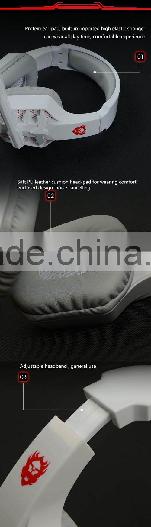 stylish pc gaming headset with mic