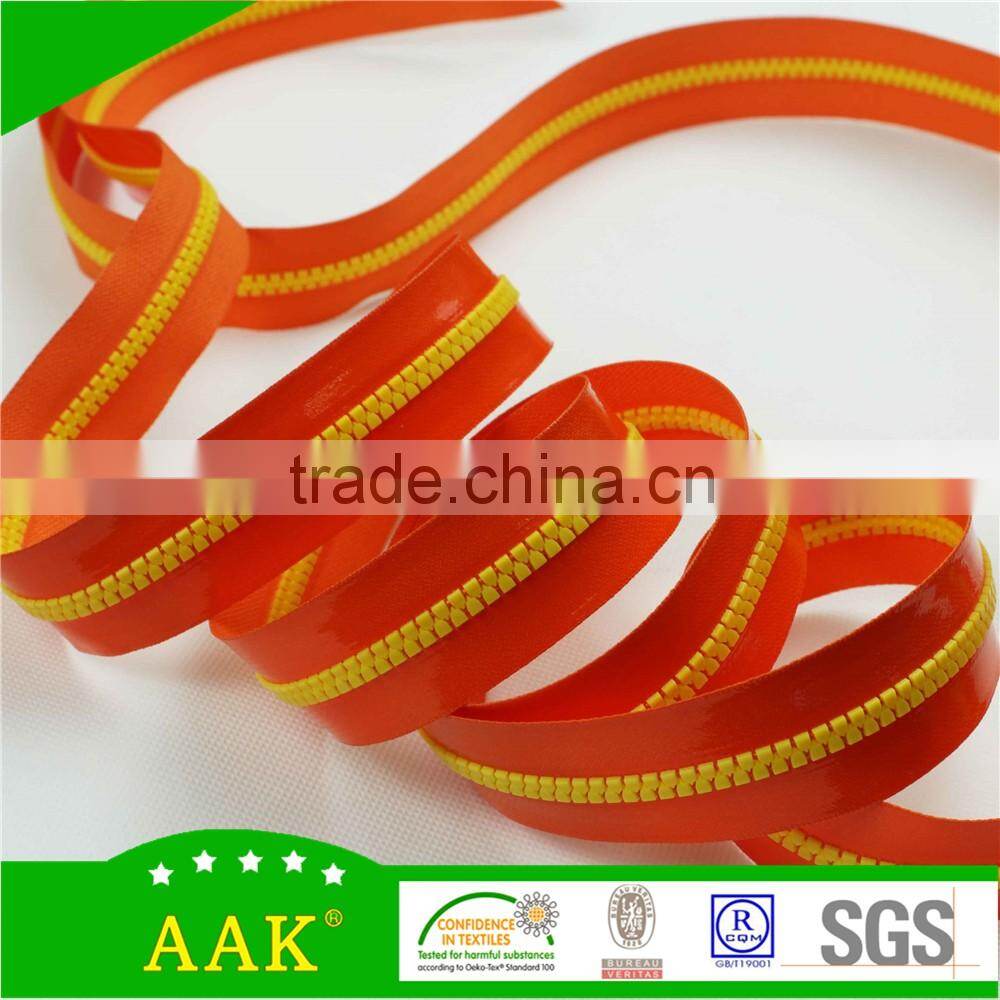 Polyester tape Resin long chain waterproof zipper
