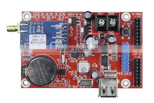 TF-S5UW single color tri-color 1280*16 640*32 rf wireless asynchronous wifi led controller
