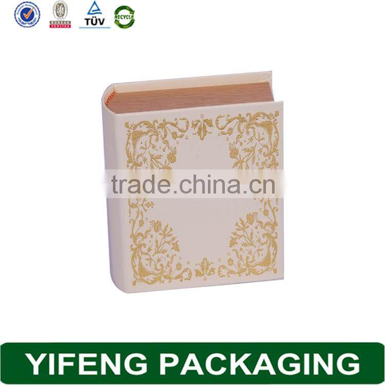 Cardboard paper decorative fake book shaped boxes wholesale