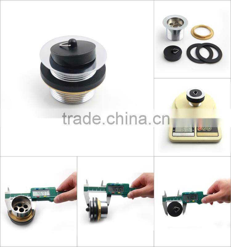 Bath wash basin chrome plug