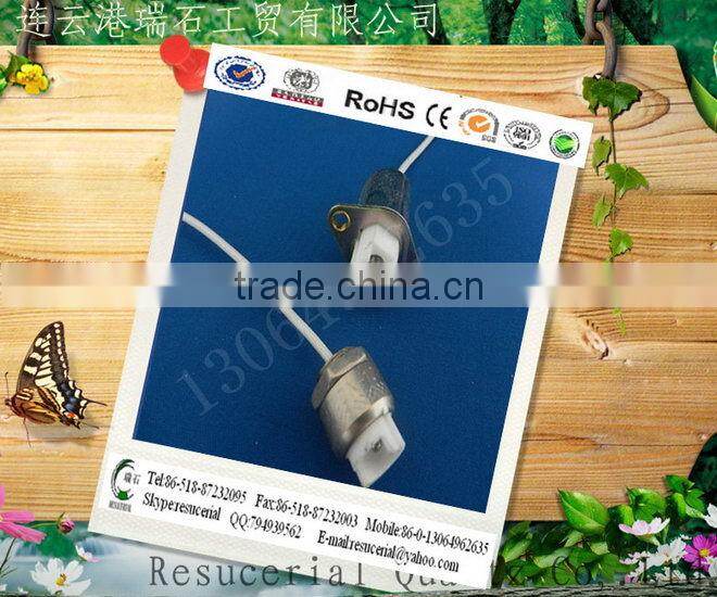 2015 hot sale infrared halogen heater lamp for flavor wave turbo oven quartz heating tube