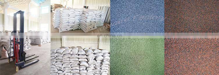Sand Chip Coated House Roof Stone Tiles Cheap Building Materials