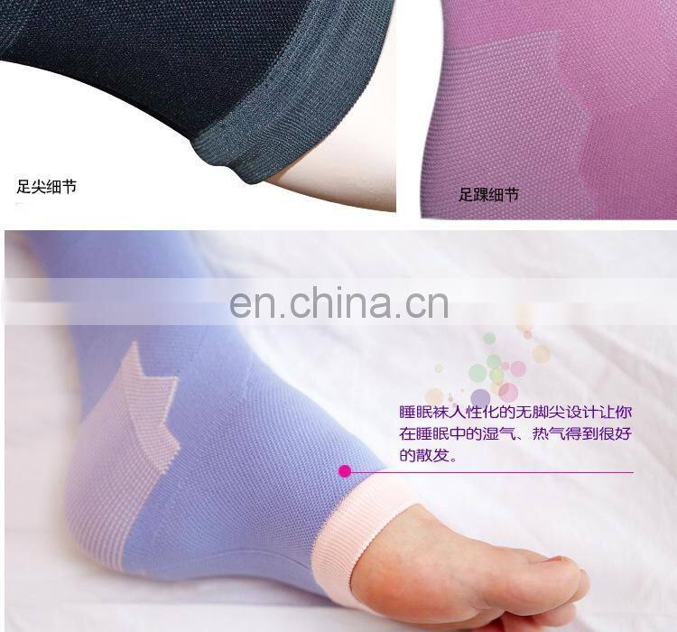 Wholesale compression socks half leg stockings 480d sleeping socks plastic air-conditioned thin leg stockings