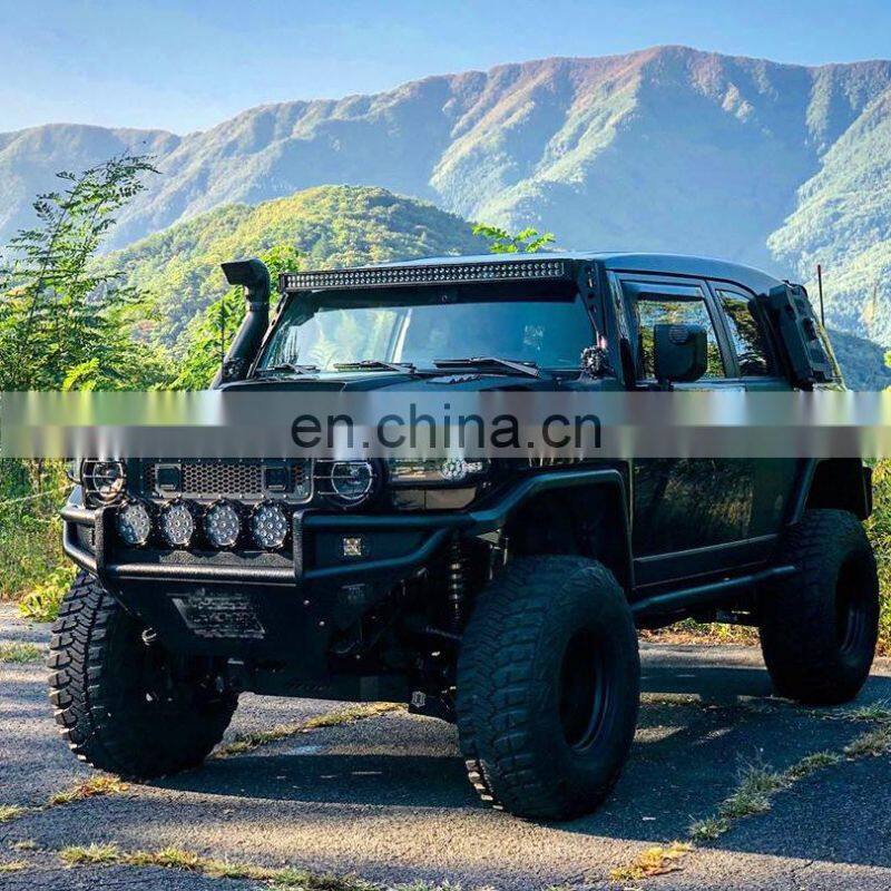 Runde Front Bumper spotlights Applicable For Toyota FJ Cruiser Modified Front Bumper With LED Spotlights Competitive Style Kit