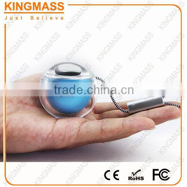 Portable active wireless flash led light mini speaker 2015 mobile phone accessories