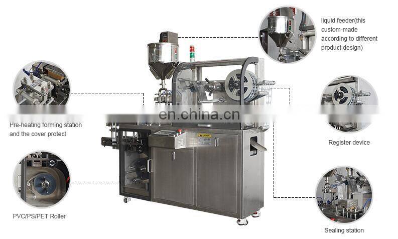Full Automatic Liquid Aluminum Plastic Blister Packaging Machine