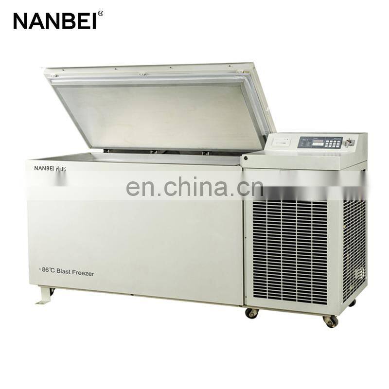 Minus 135 celsius cryogenic chest deep freezer for lab