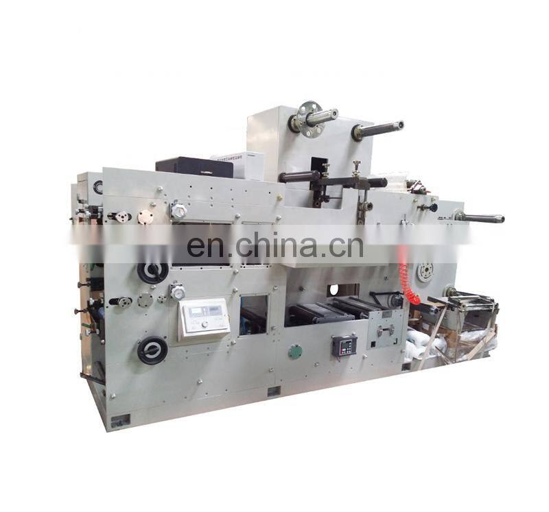 UTR320-2 Two Color Single Side Self Adhesive Roll to Roll Label Flexo Printing Machine with Ceramic Anilox