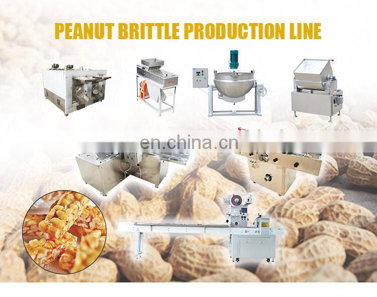 Cereal Protein Granola Nut Bar Processing Equipment Peanut Brittle Making Machine