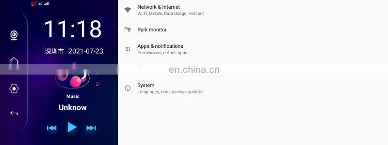 Car Surround Panoramic 4G android system car camera 10.26inch 1080P navigation gps DVR driving recorder with Smart Touch screen