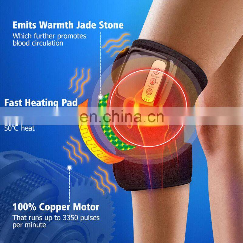 Knee Joint Pain Relief Massager Arthritis Physiotherapy Heat Vibration