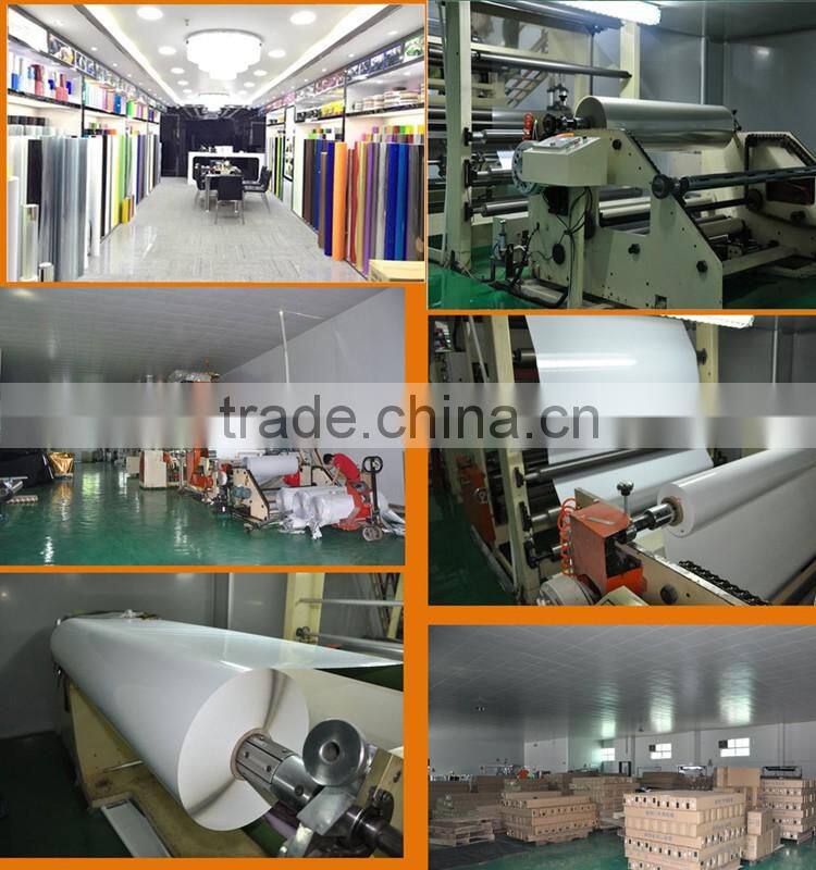 2016 high glossy PVC rigid film/PVC paper for curtain rod/curtain pipe