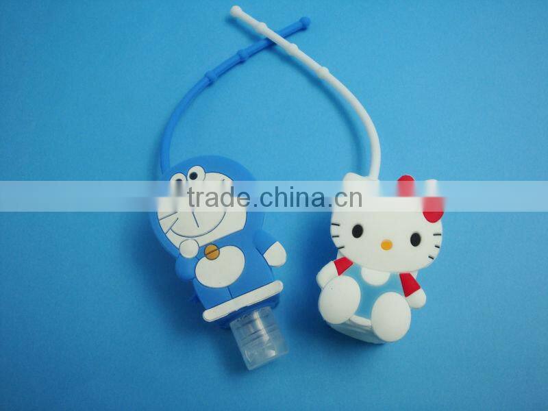 30ml multi-scented waterless liquid empty hand sanitizers holders,29ml silicone case for Hand washing liquid bottle