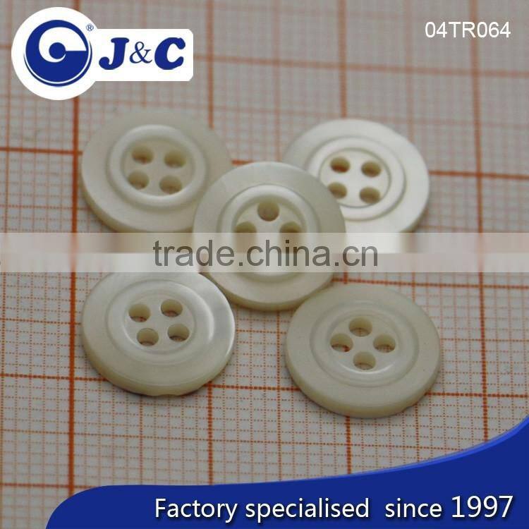 J&C 4 holes Trocas shell buttons for fashion shirt.TR063,064