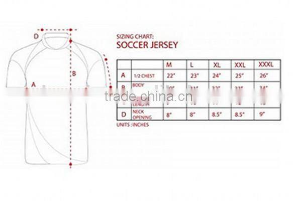 paypal accepted high quality custom soccer jersey cheap price low MOQ