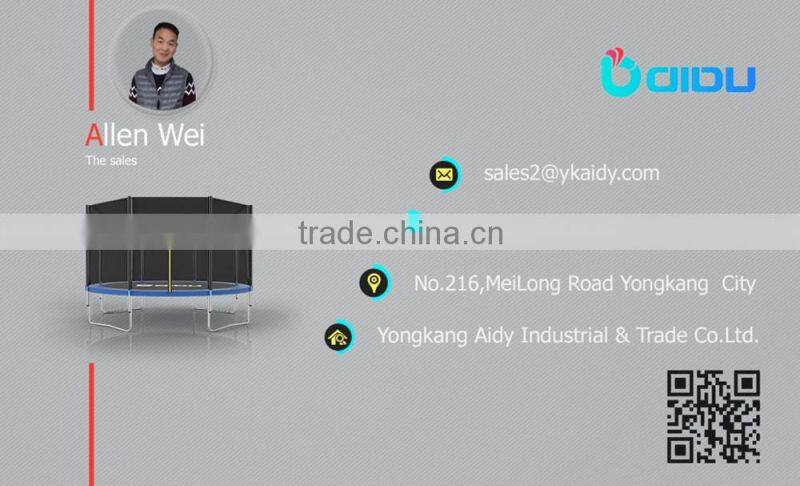 playground 14ft trampoline with safety net