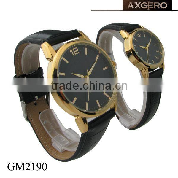 China wholesale Black alloy lovers watch