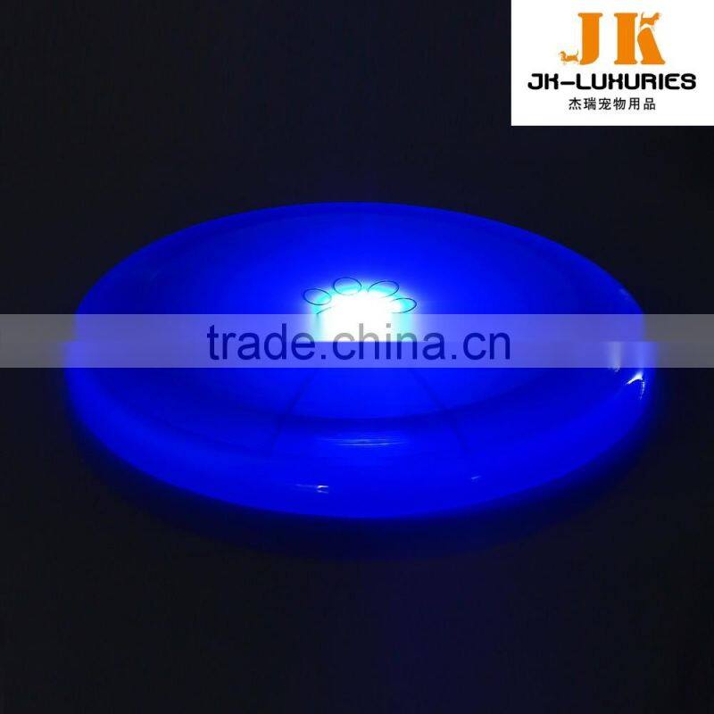 pet accessories wholesale china led safety lighted frisbee dog toys