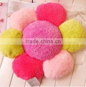 plush Sunflower seat cushion/flower shape cushion for promotion