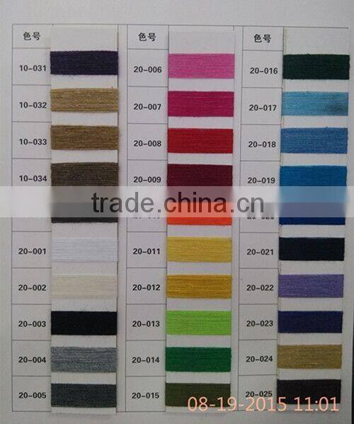 OE Recycled cotton polyester blended rug carpet yarn 14 years' experience